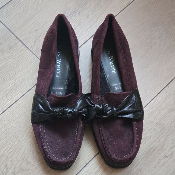 Ron White Shoes - Ron White Rita Knot Platform Loafers Sz 38.5